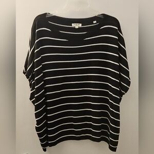 Max Studio Striped Knit Top